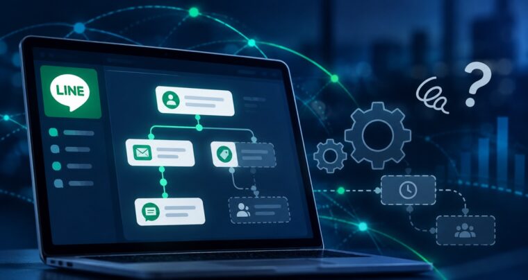 Lステップの設定が複雑で使いこなせないイメージ